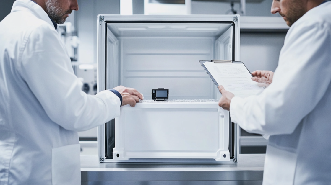 ISO 9001 certified lab facility
